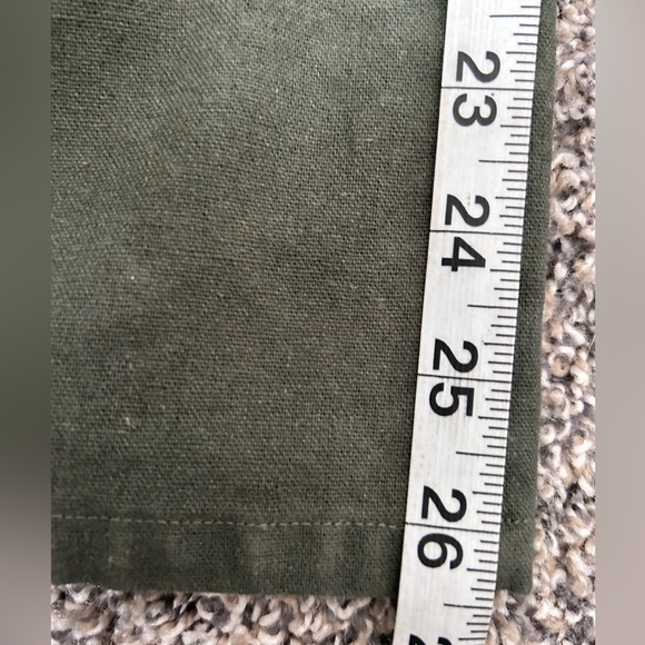 Audrey Parks Velma Army Green Wide Leg Ruffled Sleeve Jumpsuit XL - Picture 11 of 13